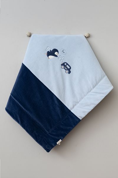 Bebitof Cotton Double Layer Fiber Filled Velvet Baby Blanket