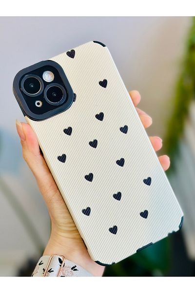 Go Aksesuar حافظة سيليكون مطبوعة متوافقة مع هاتف Iphone 14 Plus و15 Plus