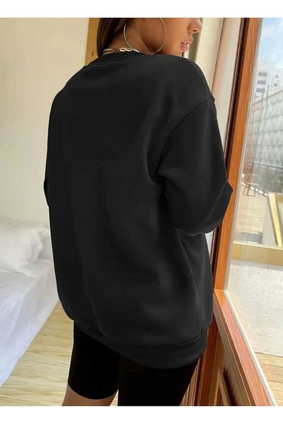 New Shine Φούτερ με στάμπα Fight Club Unisex Oversize - Φούτερ με 3 νήματα