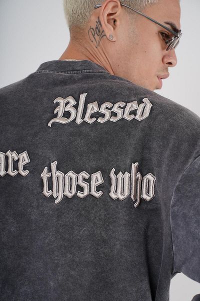 Butik TREND BIZ Hanorac oversize unisex, lavabil, cu broderie cu inscripții, cu guler de bicicletă