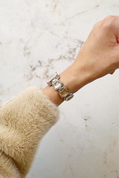 OQQO Aosta Rose Silver Women's Watch