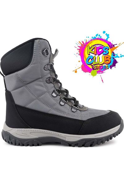 Kids Club Shoes Felix Orthopedic Unisex Kids Snow Boots - Αντιολισθητική σόλα, Γκρι