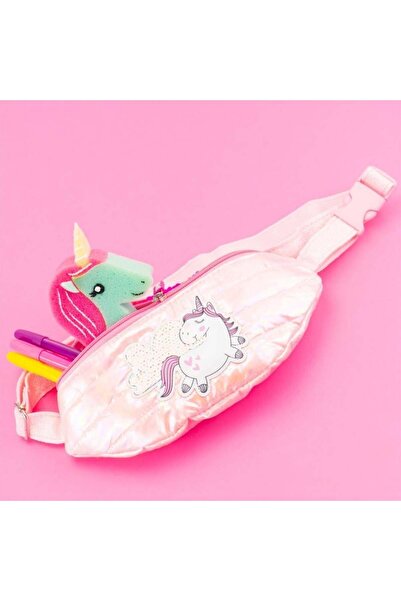 Girabrilla Geantă de talie pentru copii Puffer Unicorn