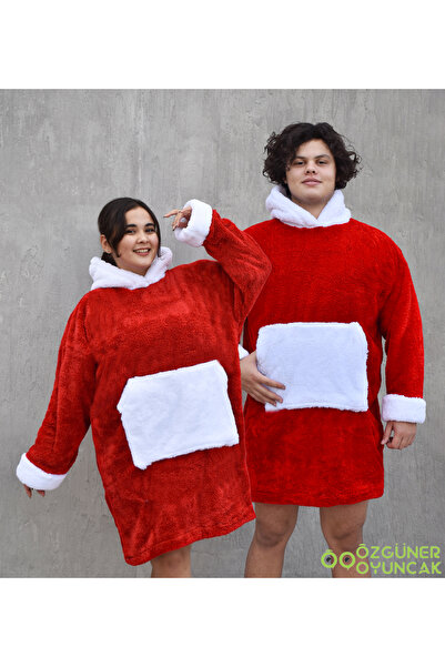 Özgüner Oyuncak Pabtex Plush Fleece Wearable Warm and Soft Blanket Pajamas
