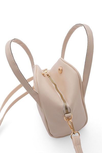 Marjin Damen-Hand- und Umhängetasche Erges beige