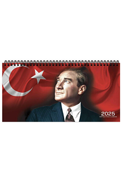 Keskin Color Yayınları Keskin Color Spr.Masa Ajandası-Atatürk 16x33,5 Aj-66 2025