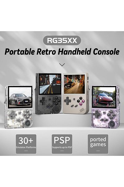 ANBERNIC RG35XX Handheld Game Console 3.5 inch IPS Retro Games Consoles Classic Emulator 64GB