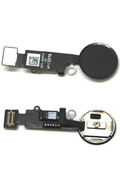 senalstore açık Iphone 8 Plus Modeli Uyumlu Siyah Home Tuş (ORTA TUŞ) Parmak ...