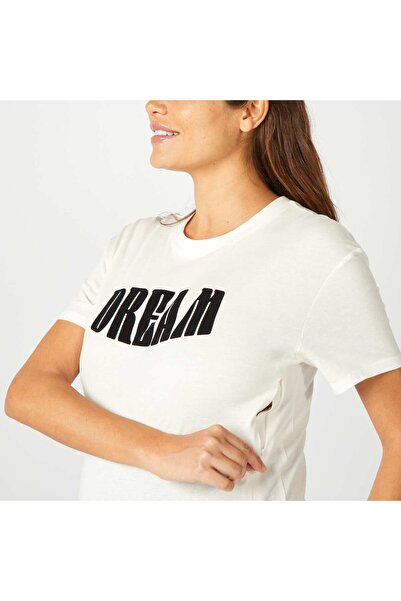 KIABI Printed nursing T-shirt WHITE