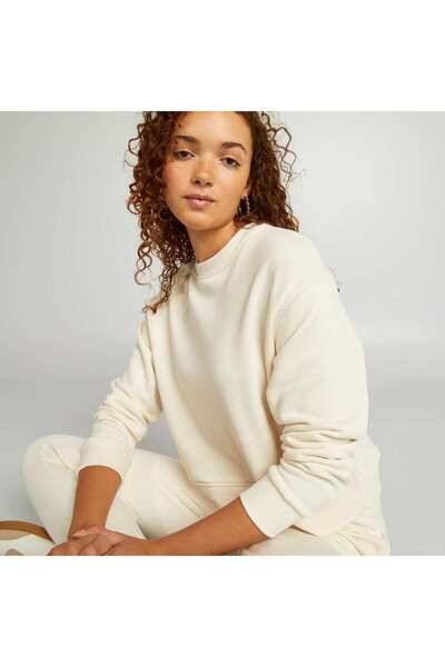 KIABI Cropped round-neck T-shirt GREY