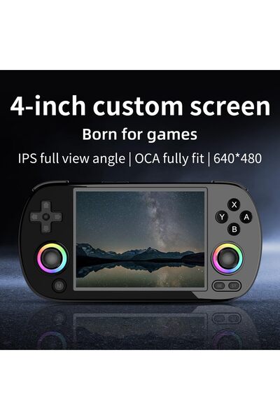 ANBERNIC RG40XX H Retro Handheld Game Console, 4.0 Inch IPS Screen Built-in 64G TF Card 5488 Games