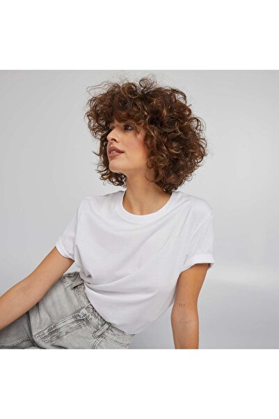 KIABI Plain jersey T-shirt white