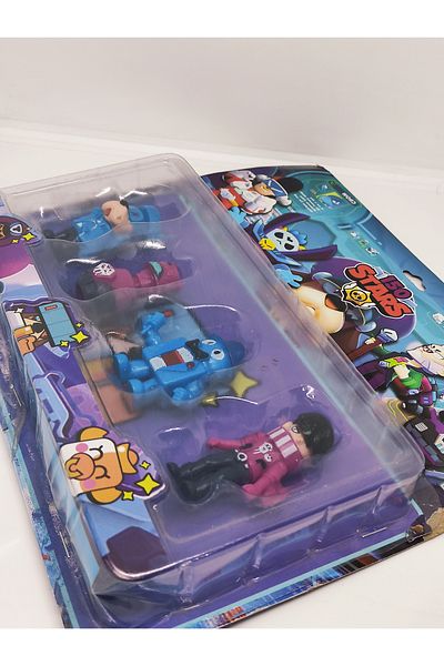 Vardem Brawl Stars 4-Figure Character Set
