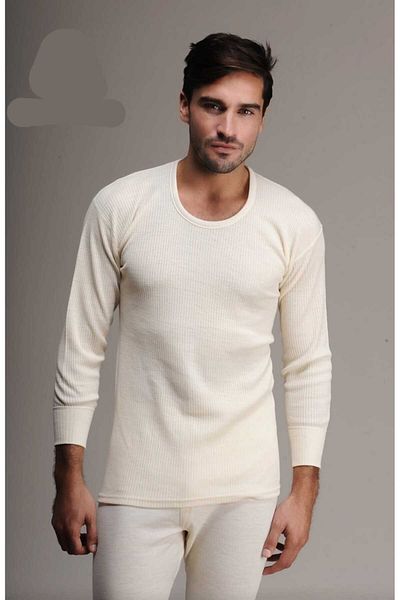 tubgen Hasyün 100% Australia Merino Wool Μακρυμάνικο Καλσόν Σετ εσώρουχα 1002 - 1001 - 1 Σετ