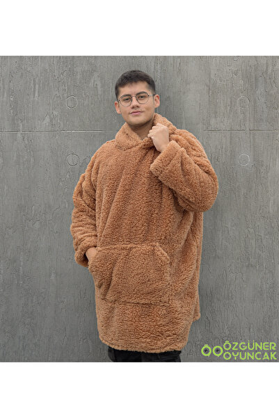 Özgüner Oyuncak Pabtex Plush Fleece Wearable Warm and Soft Blanket Pajamas