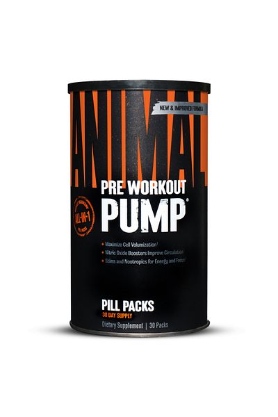 Universal Nutrition Animal Pump, 30 Packs