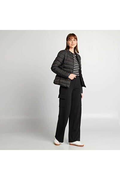 KIABI Oversized long-sleeved T-shirt BLACK