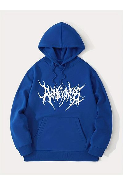 New Shine Unisex φούτερ με γοτθικό στάμπα
