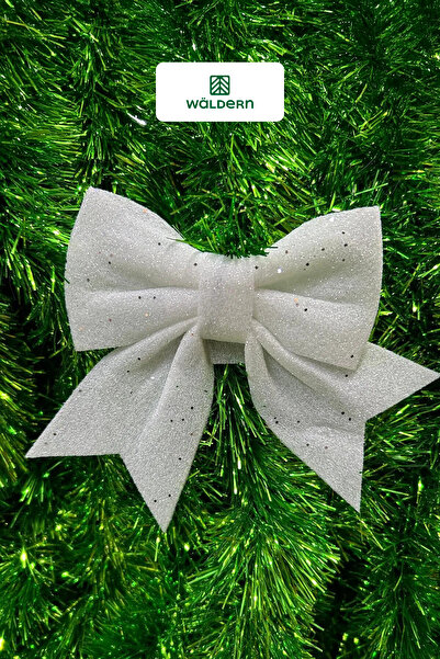 Waldern White Ribbons Christmas Tree Ornament 30cm