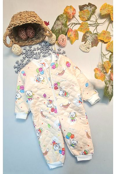 CemBebe Beige Winter Sleeping Bag for Babies and Children