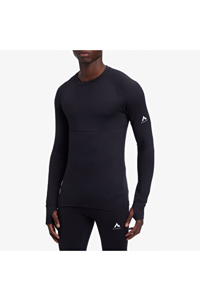 Mc Kinley Dustin II Erkek Siyah Uzun Kollu T-Shirt