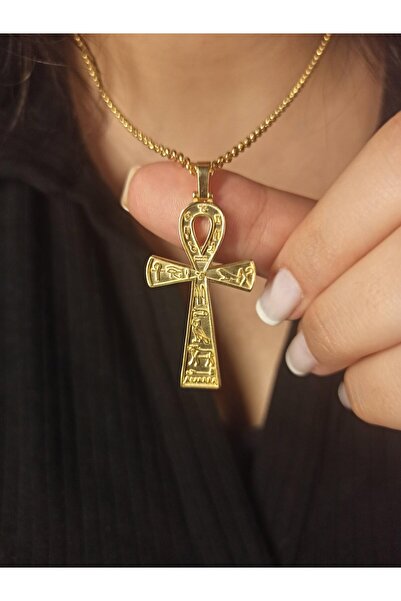 TREND 925 ayar gümüş Ankh kolye,  antik mısır kolye,yılbaşı hediyesi