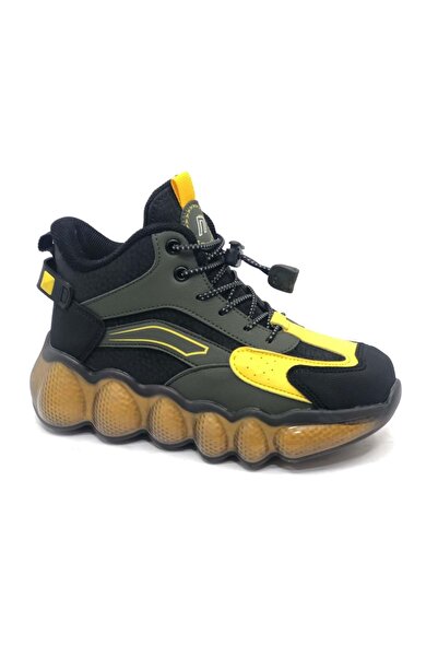 KOCAMANLAR Cool Edi Air Bosst Ortopedik Taban Unisex Çocuk Bot HAKİ