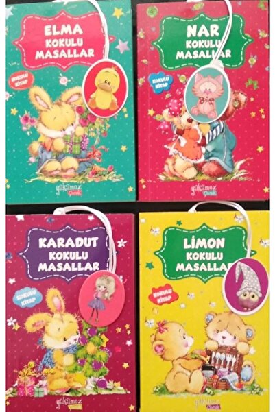 Yakamoz Yayınları Elma,Nar,Karadut,Limon Kokulu Masallar.Ayraçlı Kokulu Renkl...