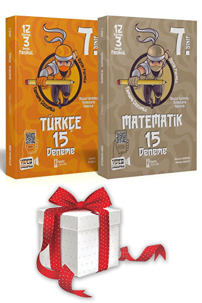 İsem Yayıncılık 2025 Hediyeli 7. Sınıf Türkçe Ve Matematik 30'lu Branş Deneme...