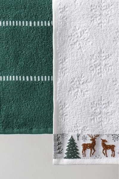 Ender Home Mimosa New Year 2-Piece Gift Towel Set – 30X50Cm