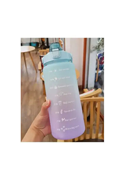 yusa stores Daily Motivation Water Bottle 2 Liters