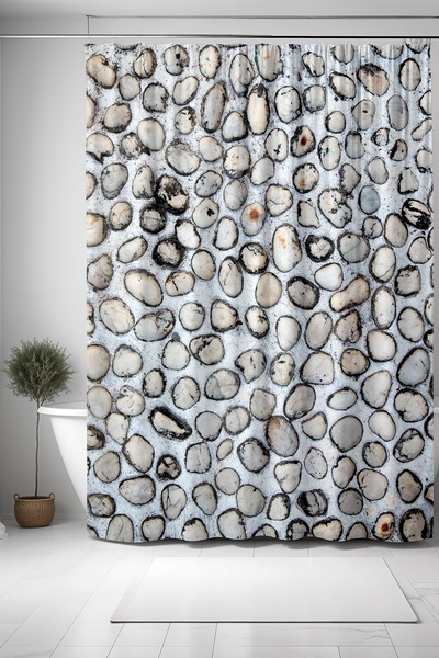 EVPANYA Zavjesa za kupatilo, šareno divlje cveće Sa deznom Zavjesa za tuš, za...