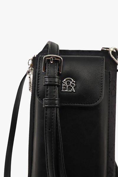 SOSELA 67-7171 Women's Fabric Black Crossbody Bag