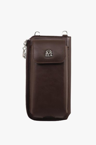 SOSELA 67-7171 Women's Brown Crossbody Bag