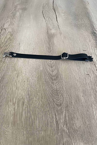 soonaksesuar Cat Black Leather Collar, Travel Collar - Npc004