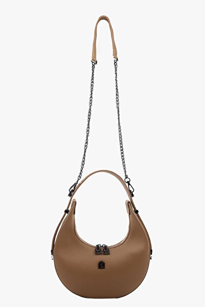 SOSELA 67-7143 Kadın Kum Çapraz Askılı Çanta