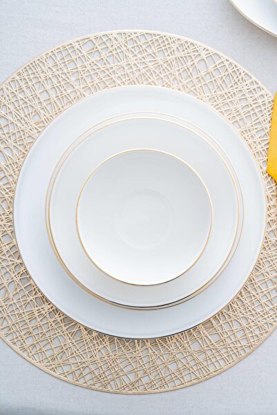 ACAR Golden Core 6 Kişilik 27 Parça Yemek Takımı