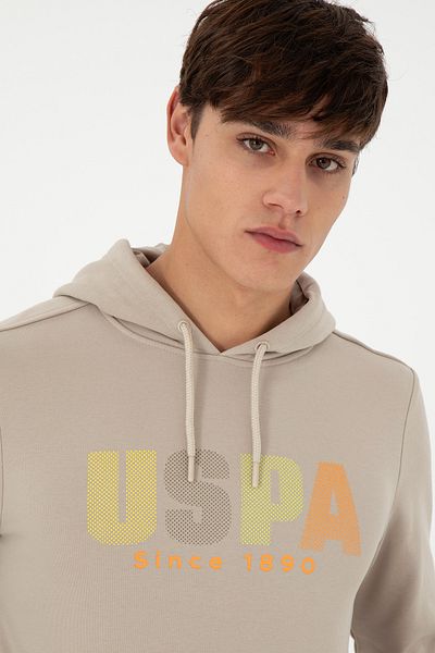 U.S. Polo Assn. Men's Stone Sweatshirt 50293354 -Vr049