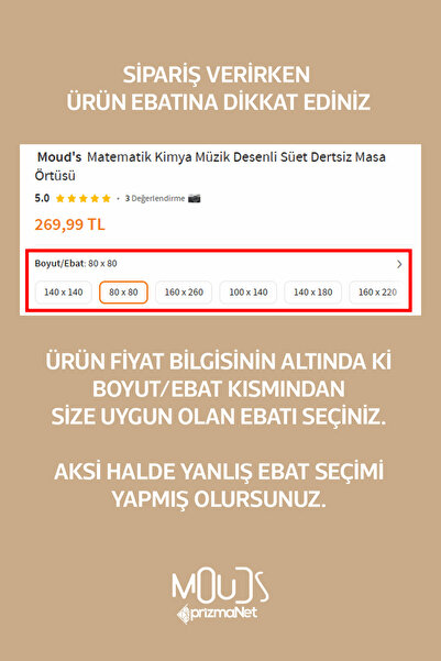 Moud's Leopard Patterned Round Tablecloth Laceless Suede Textured Fabric