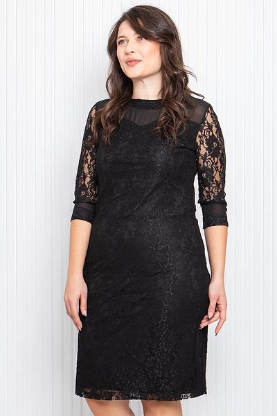 Modaviki Black Lace Evening Dress - Mda3093