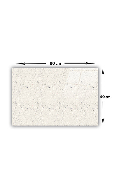Decorita Glass Stove Back Protector | Ceramic Pattern - Open Background | 40cm X 60cm