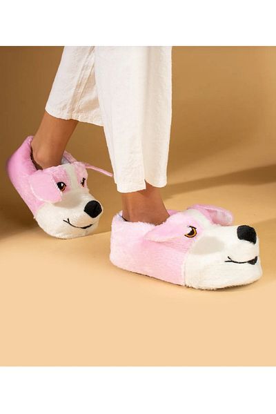WOSSE ΛΟΥΤΡΙΝΕΣ ΠΑΝΤΟΦΛΕΣ ΜΕ ΣΚΥΛΟ UNISEX ΖΩΑ Άνετα ΕΥΚΑΜΠΤΑ ΜΠΟΤΕΣ ΣΠΙΤΙΟΥ