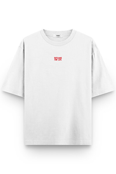 Overoz Red Dead Redemption Принт Біла Oversize Unisex Футболка - 1307