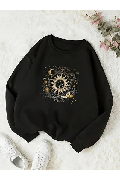 Nebulaa Tekstil Nebulaa Sun, Moon & Stars Design pentru femei, la modă casual...