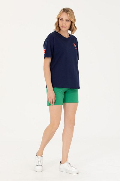 U.S. Polo Assn. Γυναικείο μπλουζάκι Navy Blue Crew Neck 1567048