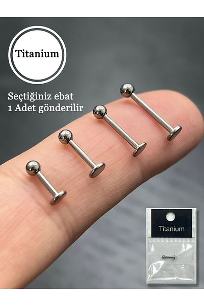 Karınca Piercing Titanium Cartilage Ear Tragus Lip Forward Helix Flat Septum Nose Conch Labret Piercing