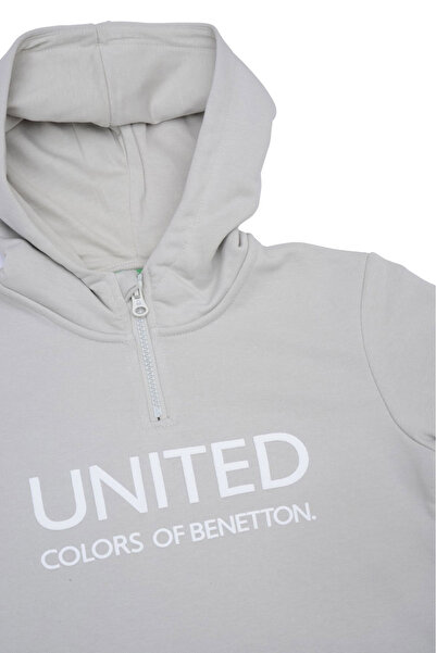 Benetton Boy's Gray Sweatshirt