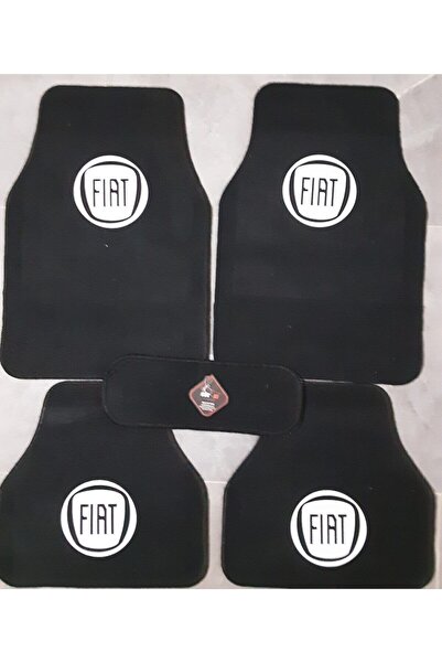 poyoto Fiat Siena Fiat Logolu Siyah Çift Katlı Halı Paspas Seti
