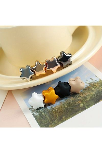 hijabchi 8-Piece Metal Plated Scarf - Magnet Shawl, Hijab Pins Brooch