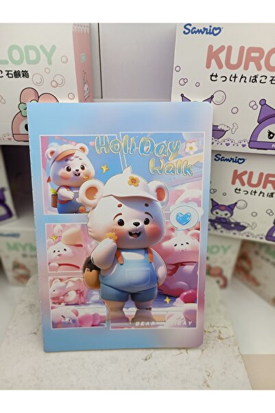 Meyra Accessories sanrio cu tema ursuleț drăguț cu imprimeu caiet caiet agenda caiet școlar cadouri drăguțe